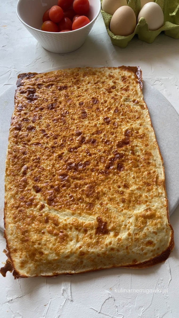 placek z serka wiejskiego