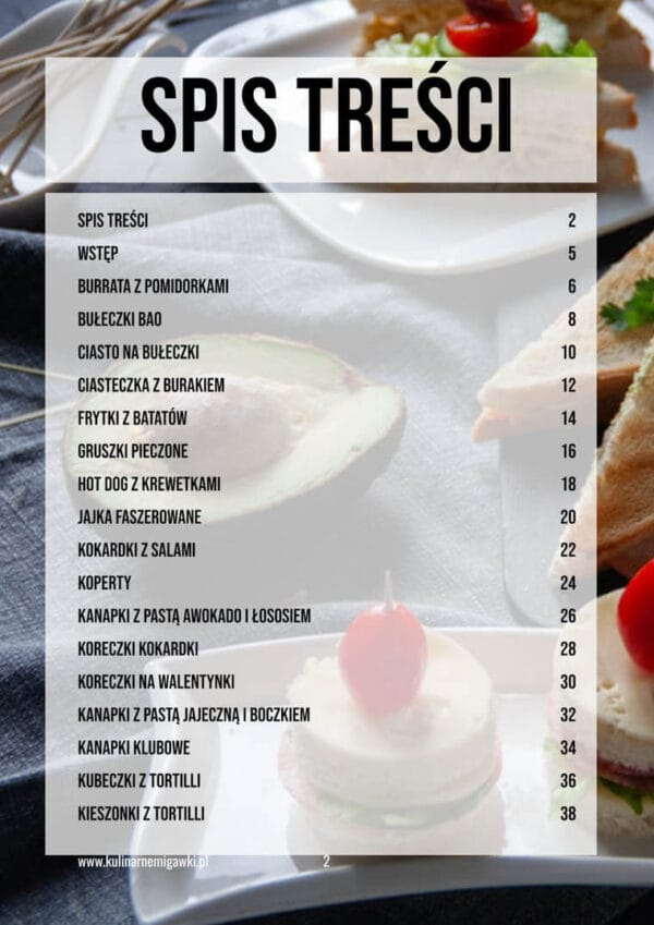 E-book Przekąski na imprezę