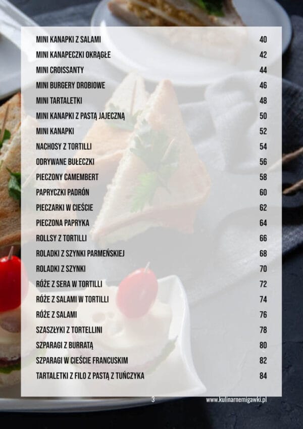 E-book Przekąski na imprezę