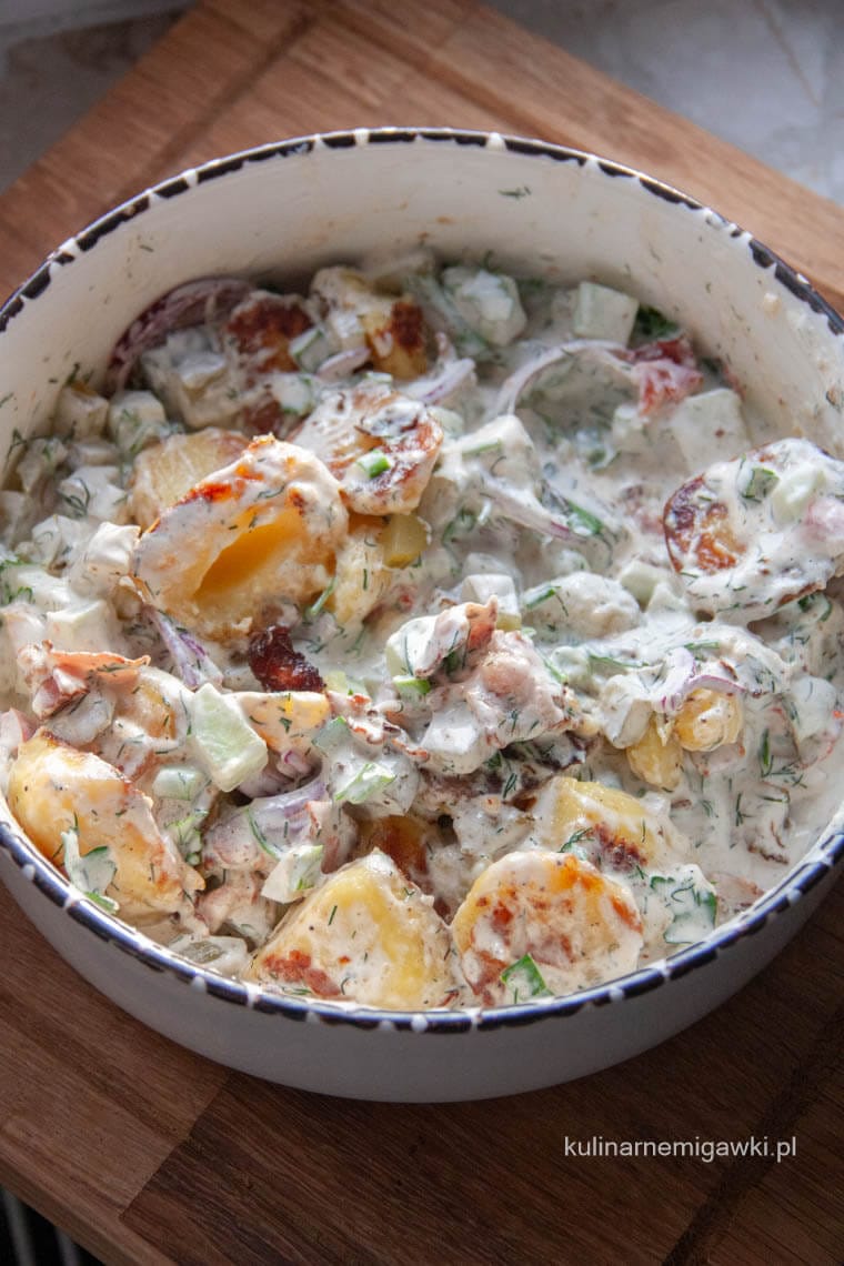 Sałatka z ziemniakami i boczkiem 11 Sałatka z ziemniakami i boczkiem