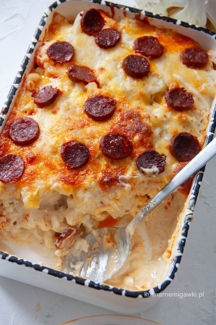 Kalafior Mac and Cheese