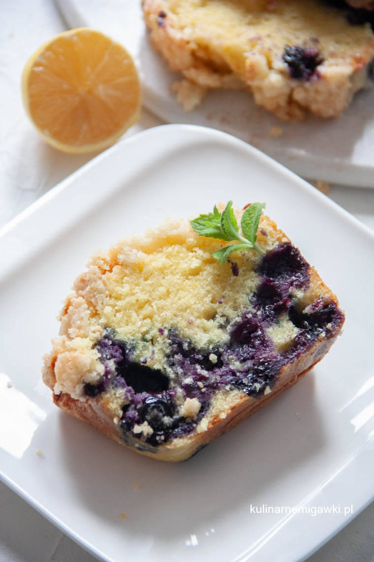 Ciasto cytrynowe z borówkami 8 ciasto cytrynowe z borówkami