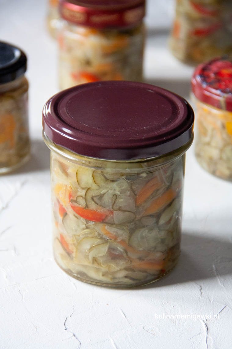 sałatka z ogórków na zimę