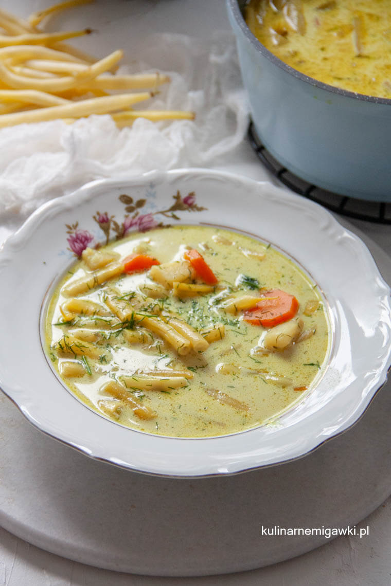 Zupa z fasolką szparagową