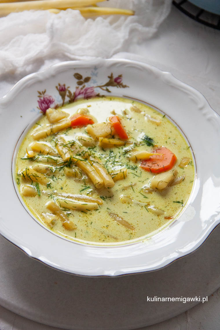 Zupa z fasolką szparagową 8 Zupa z fasolką szparagową