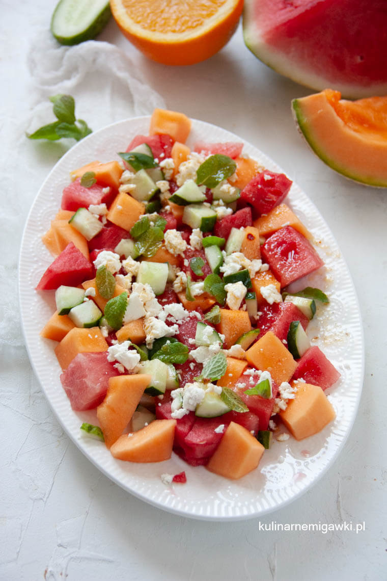 Sałatka letnie orzeźwienie