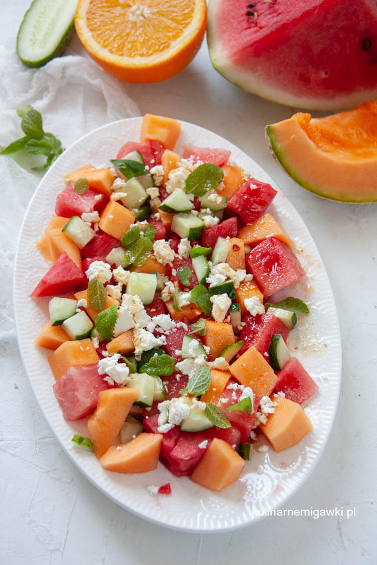 Sałatka letnie orzeźwienie