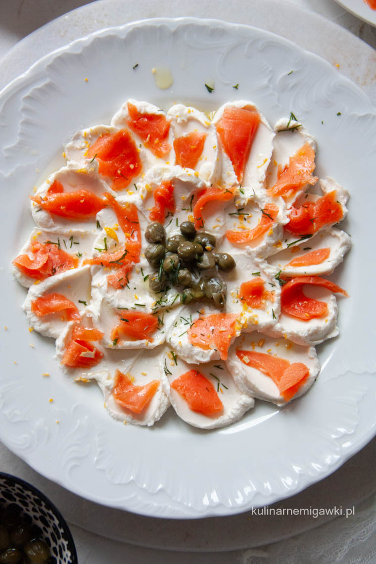 dip z serka i lososia